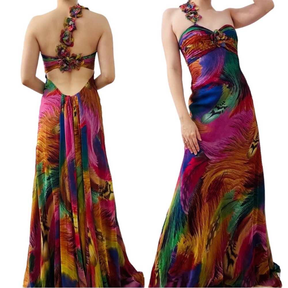 Mori Lee by Madeline Gardner Multicolor Formal Dress - Picture 1 of 9